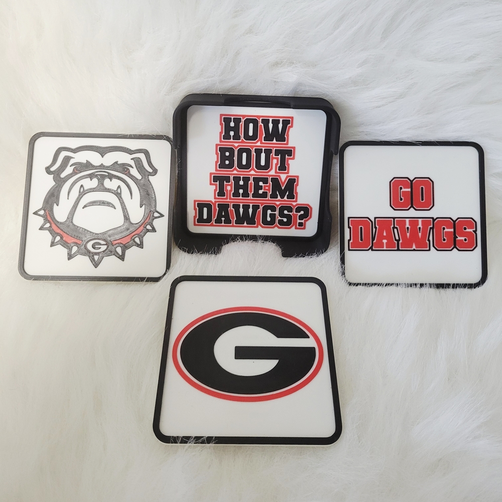 Georgia Bulldogs Coaster Set